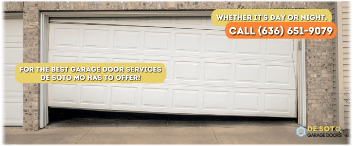 Garage Door Off Track In De Soto MO